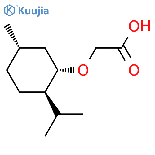 (+)-Menthoxyacetic Acid structure