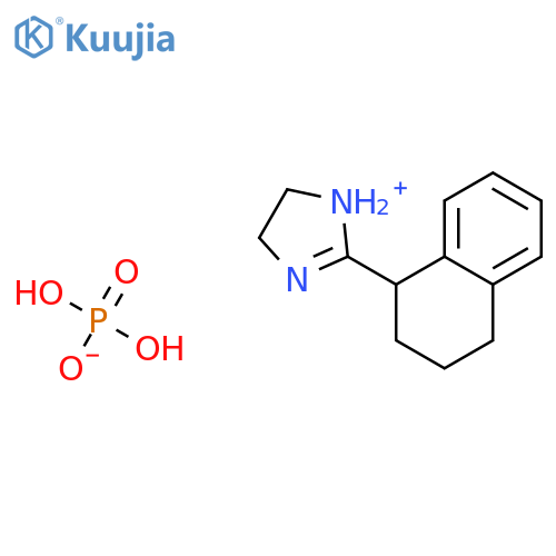 4,5-Dihydro-2-(1,2,3,4-tetrahydro-1-naphthyl)-1H-imidazolium dihydrogen phosphate structure