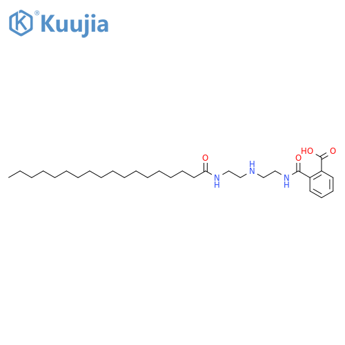 Benzoic acid,2-[[[2-[[2-[(1-oxooctadecyl)amino]ethyl]amino]ethyl]amino]carbonyl]- structure
