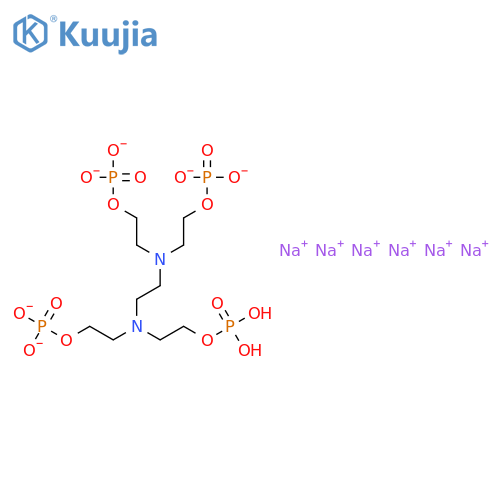 2-Oxa-5,8-diaza-1-phosphadecan-10-ol,1,1-dihydroxy-5,8-bis[2-(phosphonooxy)ethyl]-, 10-(dihydrogen phosphate),1-oxide, sodium salt (9CI) structure