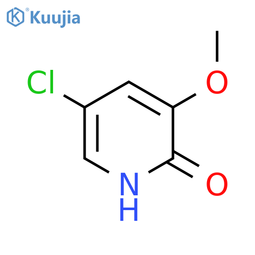 2(1H)-Pyridinone,5-chloro-3-methoxy- structure