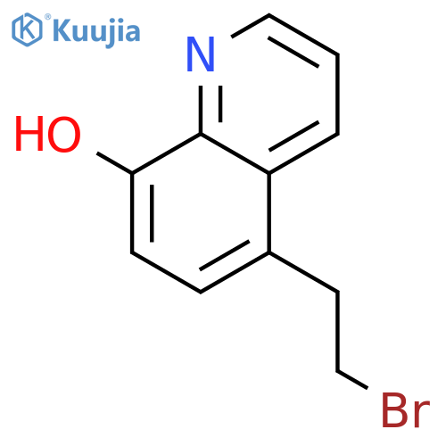 8-Quinolinol,5-(2-bromoethyl)- structure