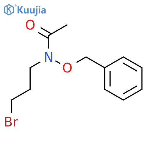 Acetamide, N-(3-bromopropyl)-N-(phenylmethoxy)- structure