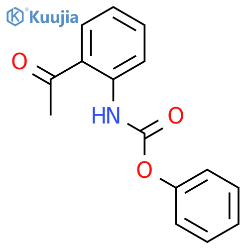 phenyl N-(2-acetylphenyl)carbamate structure