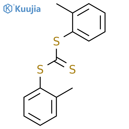 Carbonotrithioic acid, bis(2-methylphenyl) ester structure