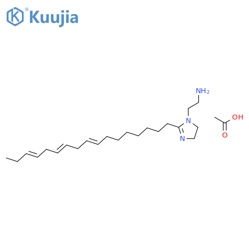 2-(Heptadeca-8,11,14-trienyl)-4,5-dihydro-1H-imidazole-1-ethylamine monoacetate structure