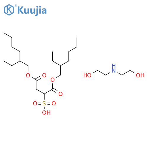 1,4-bis(2-ethylhexyl) 2-sulphosuccinate, compound with 2,2'-iminobis[ethanol] (1:1) structure