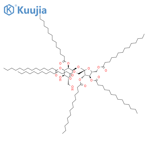 Sucrose hexamyristate structure