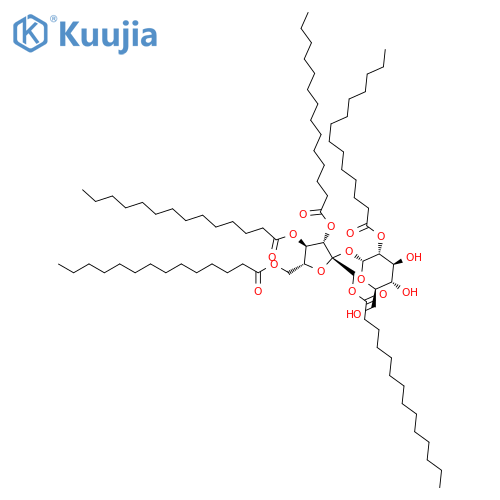 Sucrose pentamyristate structure