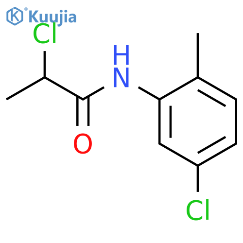 2-chloro-N-(5-chloro-2-methylphenyl)propanamide structure