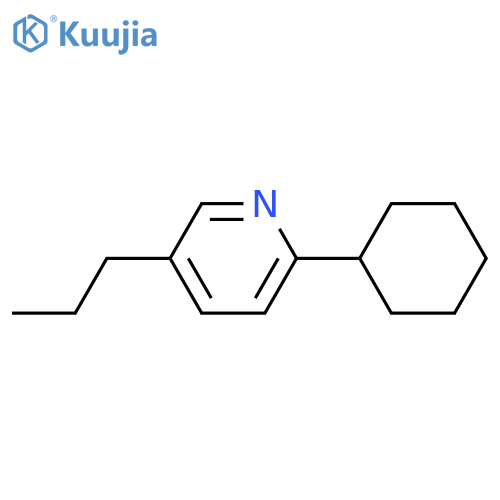 Pyridine, 2-cyclohexyl-5-propyl- structure
