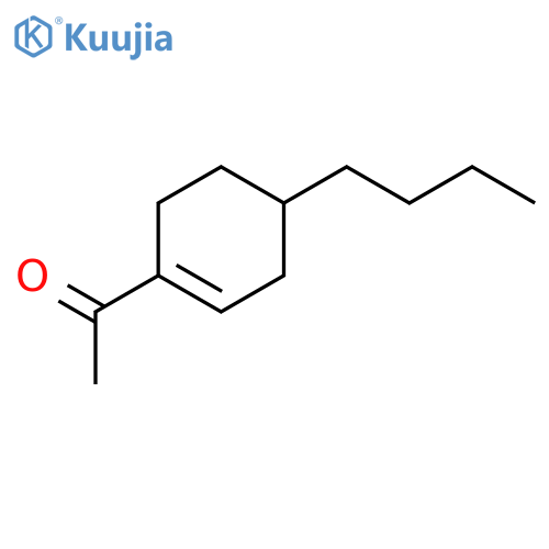 Ethanone, 1-(4-butyl-1-cyclohexen-1-yl)- structure