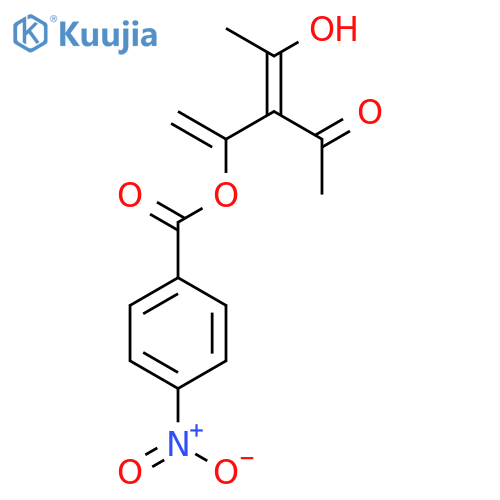 3-Penten-2-one, 4-hydroxy-3-[1-[(4-nitrobenzoyl)oxy]ethenyl]-, (Z)- structure