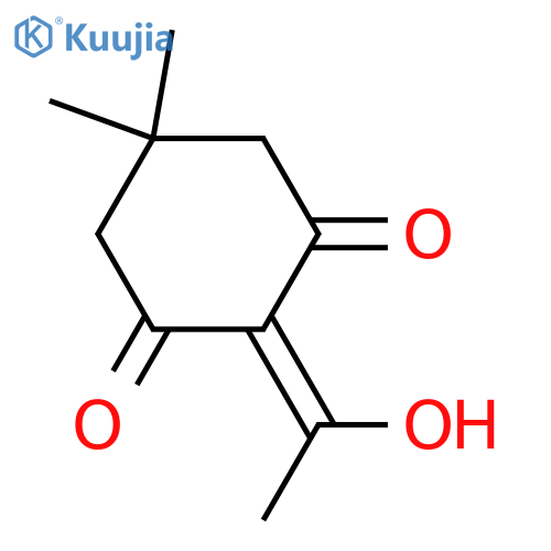 2-(1-Hydroxyethylidene)-5,5-dimethylcyclohexane-1,3-dione structure
