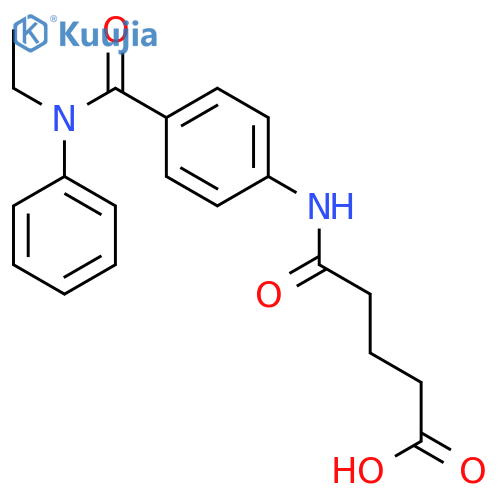 5-{4-(Ethylanilino)carbonylanilino}-5-oxopentanoic Acid structure