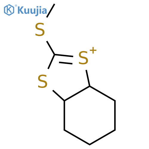 1,3-Benzodithiol-1-ium, 3a,4,5,6,7,7a-hexahydro-2-(methylthio)- structure