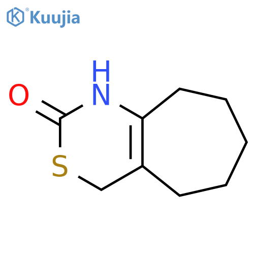Cyclohepta[d][1,3]thiazin-2(1H)-one, 4,5,6,7,8,9-hexahydro- structure