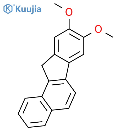 11H-Benzo[a]fluorene, 8,9-dimethoxy- structure