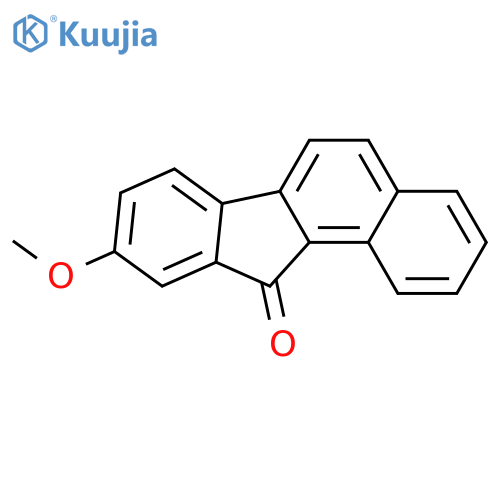 11H-Benzo[a]fluoren-11-one, 9-methoxy- structure