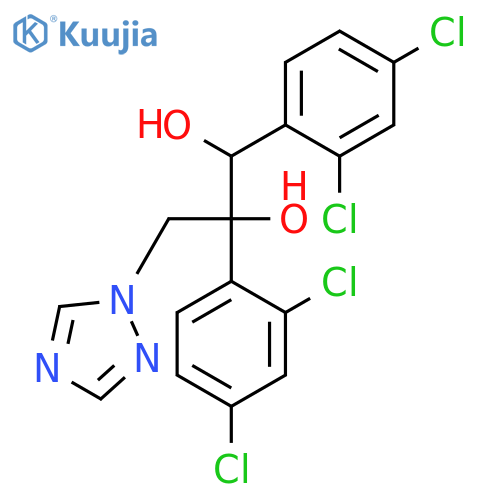 1,2-Propanediol, 1,2-bis(2,4-dichlorophenyl)-3-(1H-1,2,4-triazol-1-yl)- structure