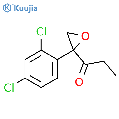 1-Propanone, 1-[2-(2,4-dichlorophenyl)oxiranyl]- structure