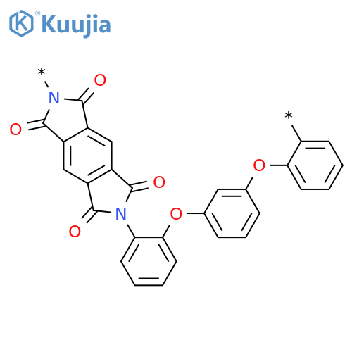 Poly[(5,7-dihydro-1,3,5,7-tetraoxobenzo[1,2-c:4,5-c']dipyrrole-2,6(1H,3H)-diyl)-1,2-phenyleneoxy-1,3-phenyleneoxy-1,2-phenylene] structure