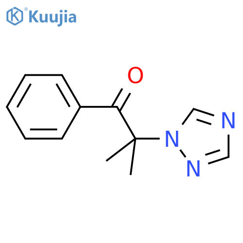 2-methyl-1-phenyl-2-(1H-1,2,4-triazol-1-yl)propan-1-one structure