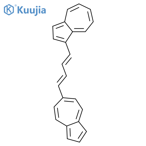 Azulene, 1-[4-(6-azulenyl)-1,3-butadienyl]- structure