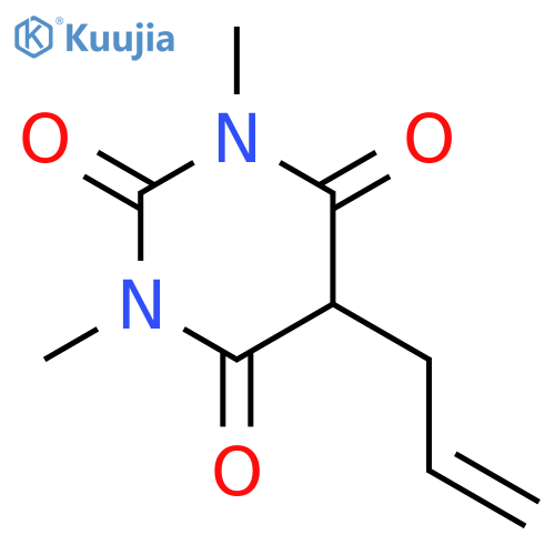 1,3-Dimethyl-5-(2-propen-1-yl)-2,4,6(1H,3H,5H)-pyrimidinetrione structure