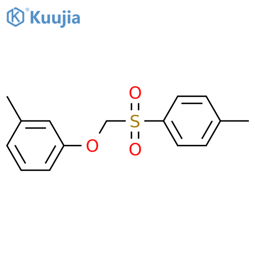 Benzene, 1-methyl-3-[[(4-methylphenyl)sulfonyl]methoxy]- structure