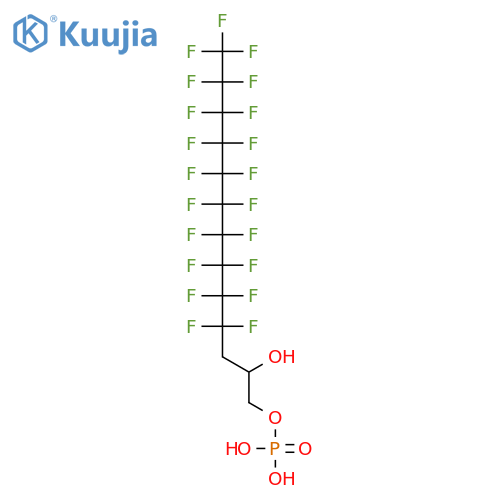 1,2-Tridecanediol,4,4,5,5,6,6,7,7,8,8,9,9,10,10,11,11,12,12,13,13,13-heneicosafluoro-,1-(dihydrogen phosphate) structure