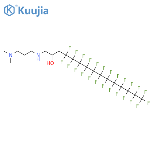 2-Pentadecanol,1-[[3-(dimethylamino)propyl]amino]-4,4,5,5,6,6,7,7,8,8,9,9,10,10,11,11,12,12,13,13,14,14,15,15,15-pentacosafluoro- structure