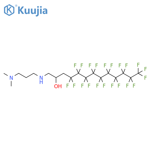 2-Tridecanol,1-[[3-(dimethylamino)propyl]amino]-4,4,5,5,6,6,7,7,8,8,9,9,10,10,11,11,12,12,13,13,13-heneicosafluoro- structure