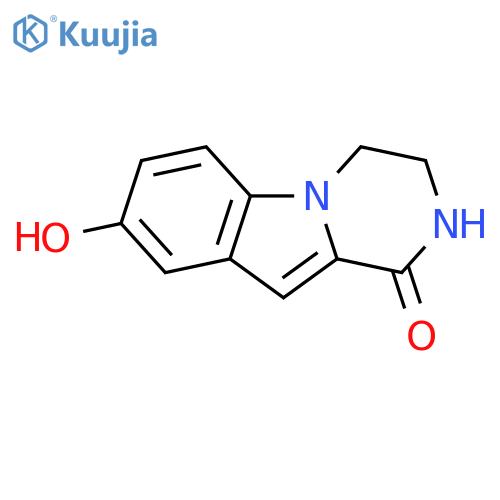 3,4-dihydro-8-hydroxy-Pyrazino[1,2-a]indol-1(2H)-one structure