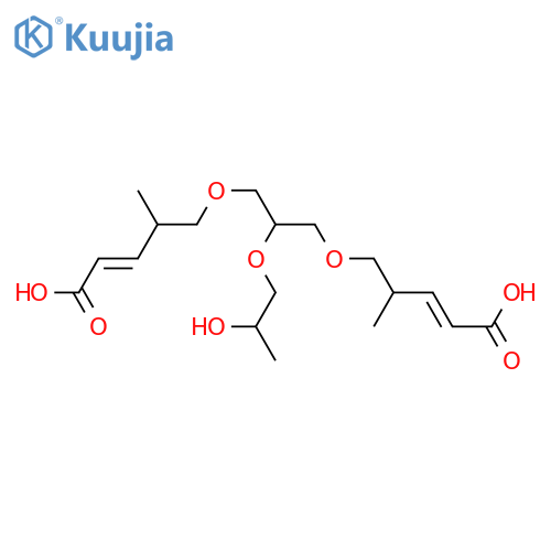 2-Propenoicacid, [2-(2-hydroxypropoxy)-1,3-propanediyl]bis[oxy(1-methyl-2,1-ethanediyl)]ester (9CI) structure