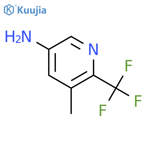 5-methyl-6-(trifluoromethyl)pyridin-3-amine structure