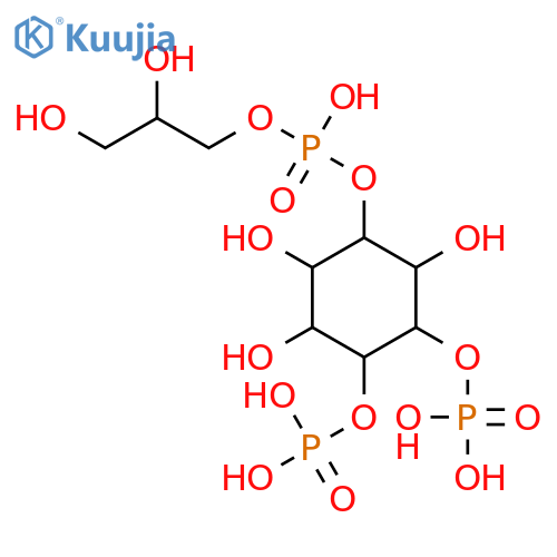 myo-Inositol,4,5-bis(dihydrogen phosphate) 1-(2,3-dihydroxypropyl hydrogen phosphate) structure