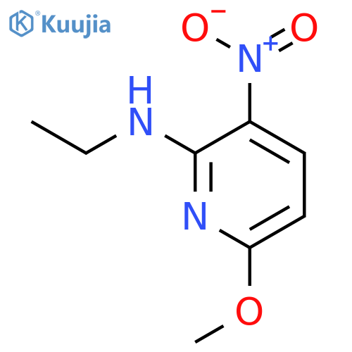 N-Ethyl-6-methoxy-3-nitropyridin-2-amine structure