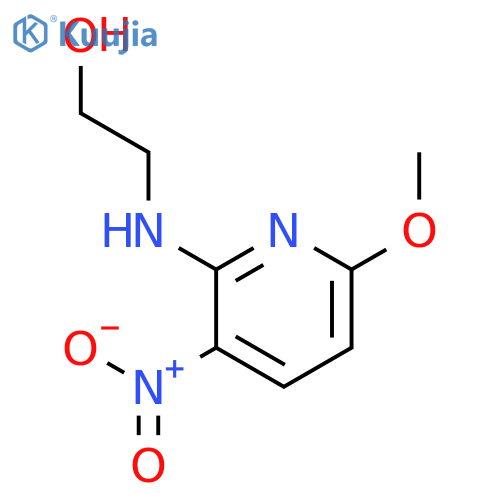 Ethanol,2-[(6-methoxy-3-nitro-2-pyridinyl)amino]- structure