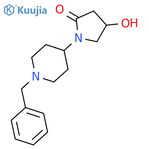 1-(1-Benzylpiperidin-4-yl)-4-hydroxypyrrolidin-2-one structure
