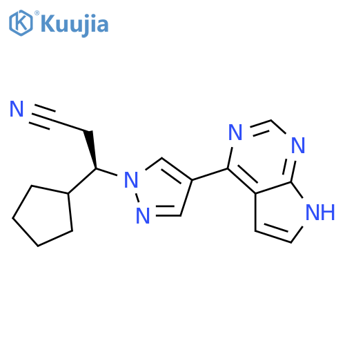 Ruxolitinib structure