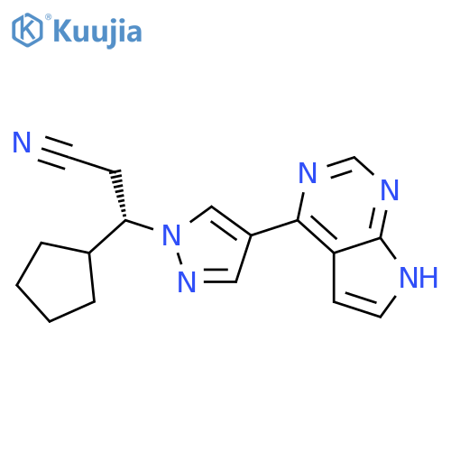 Ruxolitinib (S enantiomer) structure