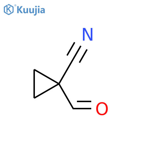 1-Formylcyclopropane-1-carbonitrile structure
