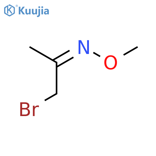 2-Propanone, 1-bromo-, O-methyloxime, (Z)- structure