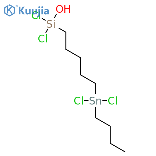 Silanol, [5-(butyldichlorostannyl)pentyl]dichloro- structure