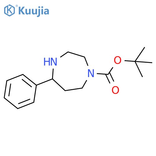 tert-Butyl 5-phenyl-1,4-diazepane-1-carboxylate structure
