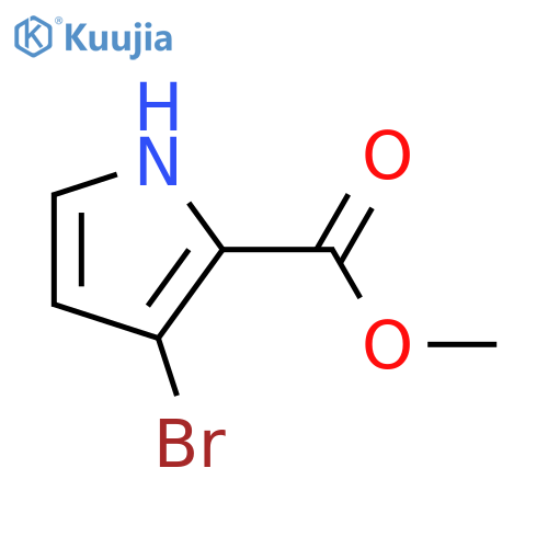 Methyl 3-bromo-1H-pyrrole-2-carboxylate structure