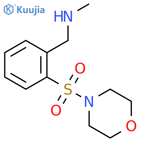 N-Methyl-2-(morpholinosulfonyl)benzylamine structure