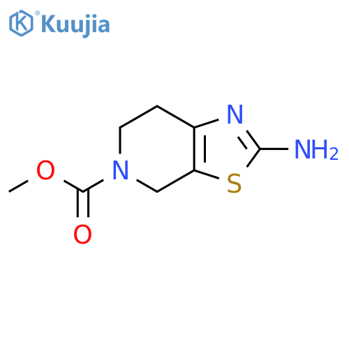 methyl 2-amino-4H,5H,6H,7H-1,3thiazolo5,4-cpyridine-5-carboxylate structure