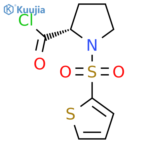 1-(2-Thienylsulfonyl)prolyl chloride structure
